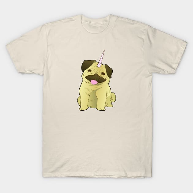 Pug-a-corn T-Shirt by Madnat